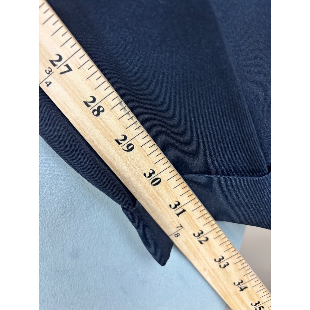 Lauren Ralph Lauren Mens Navy Blue Pleated Cuffed Dress Pants Trousers 36x31 - Picture 11 of 12